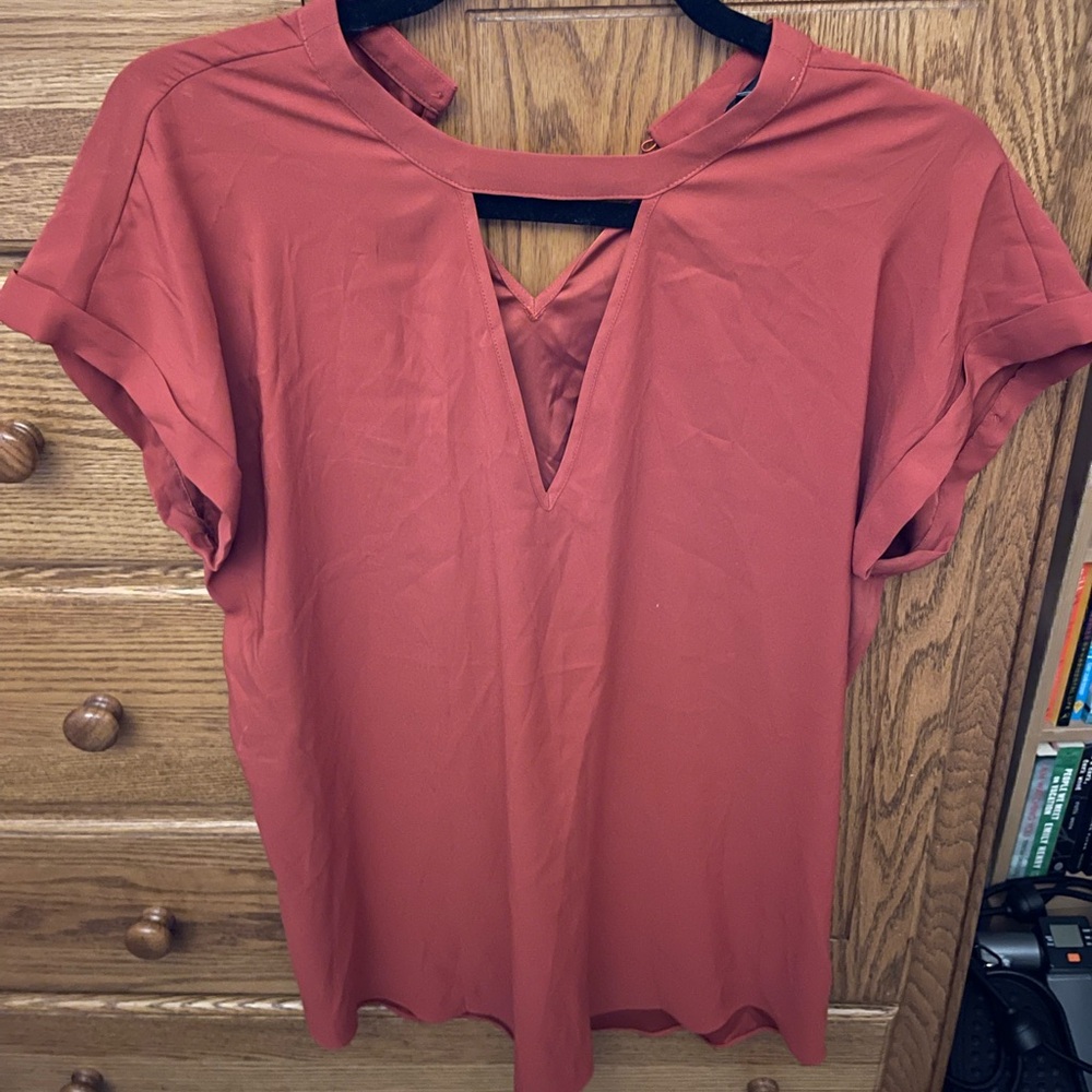 Express Rust/Orange dress top. NWT. Size Large